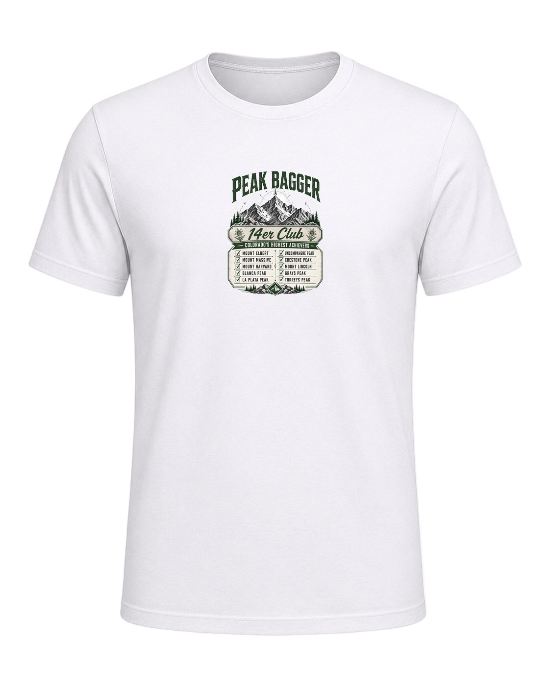Peak Bagger — White