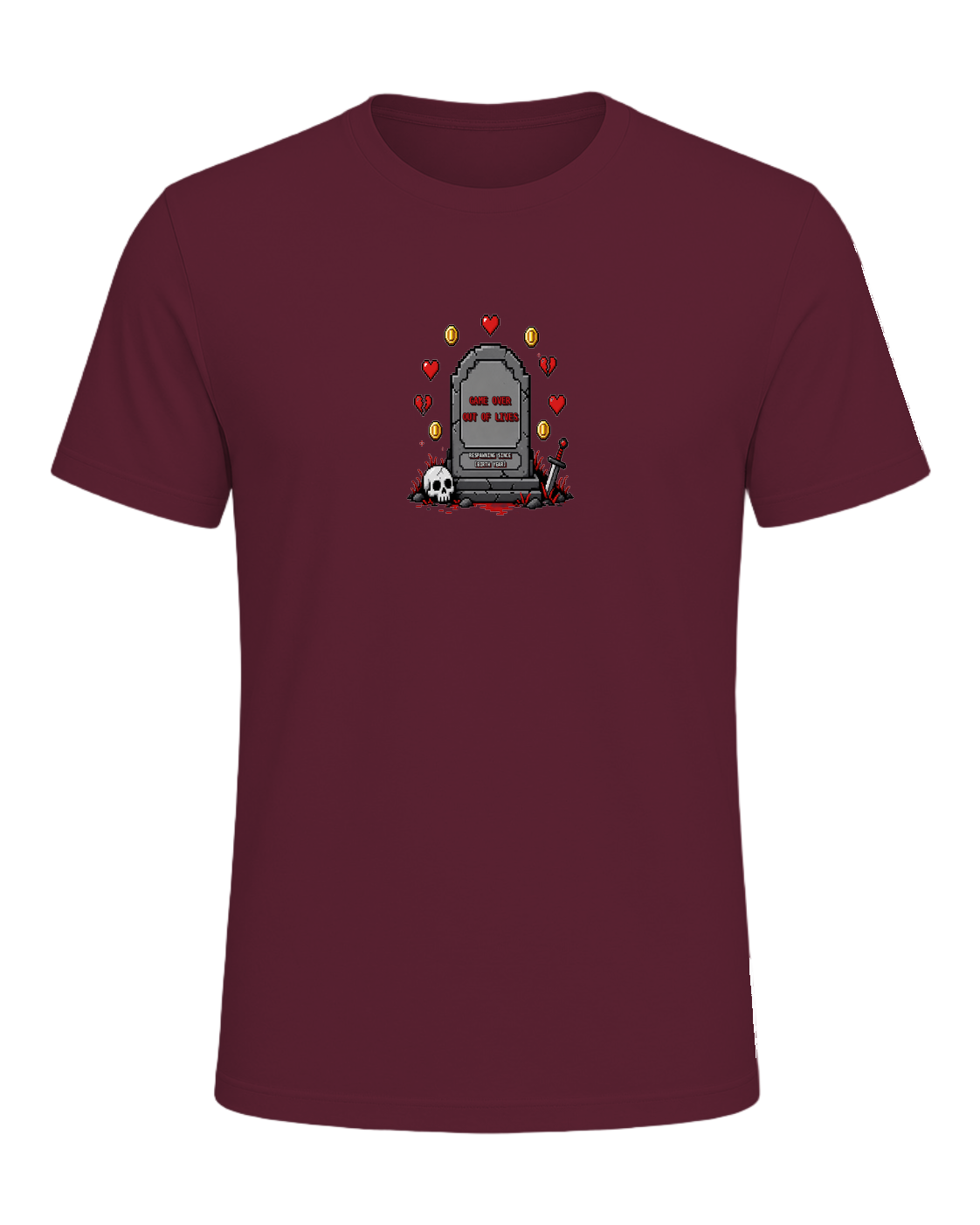Game Over Humor — Maroon