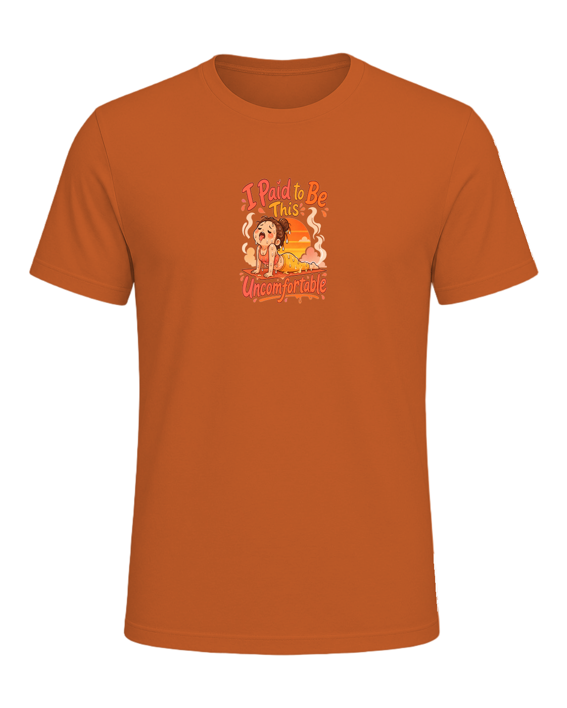 Hot Yoga Humor — Orange