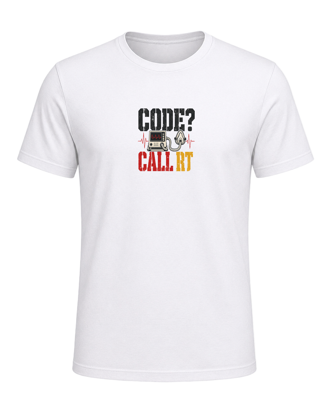 CODE? CALL RT. — White