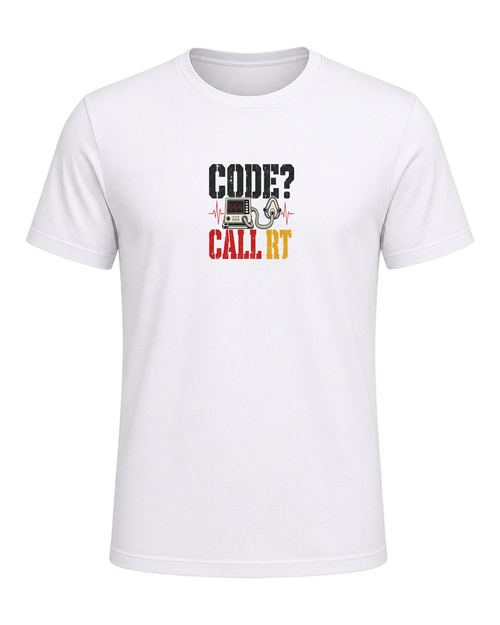 CODE? CALL RT. — White