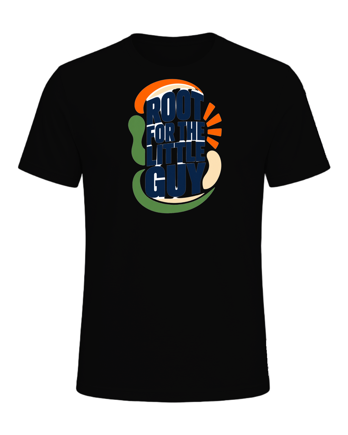 ROOT FOR THE LITTLE GUY — Black