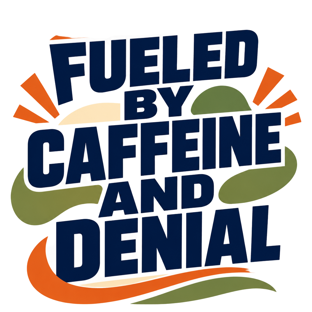 FUELED BY CAFFEINE AND DENIAL