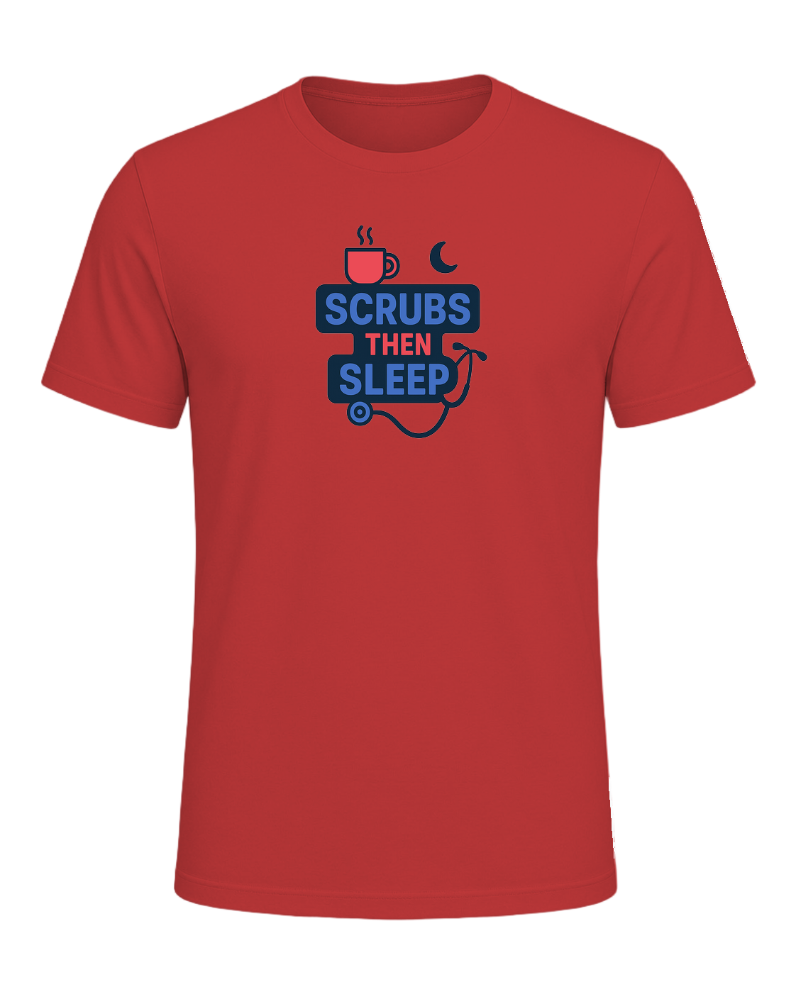 SCRUBS THEN SLEEP — Red