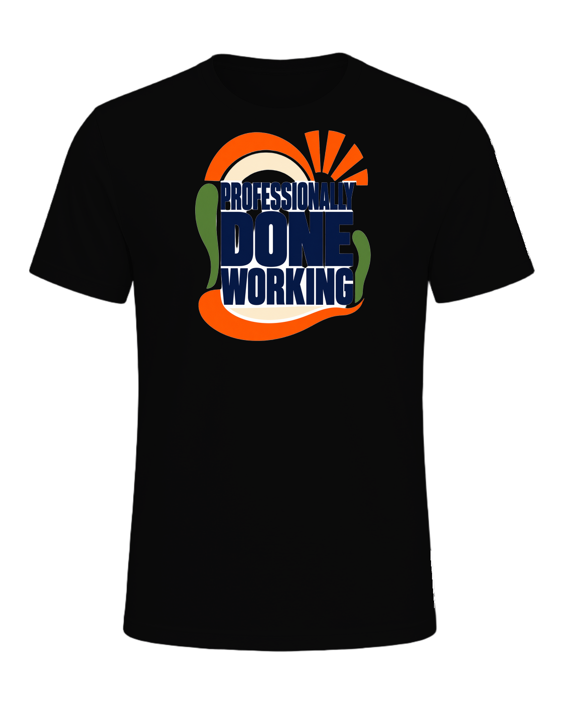 professionally done working — Black