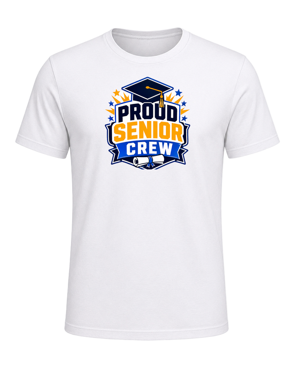 PROUD SENIOR CREW — White