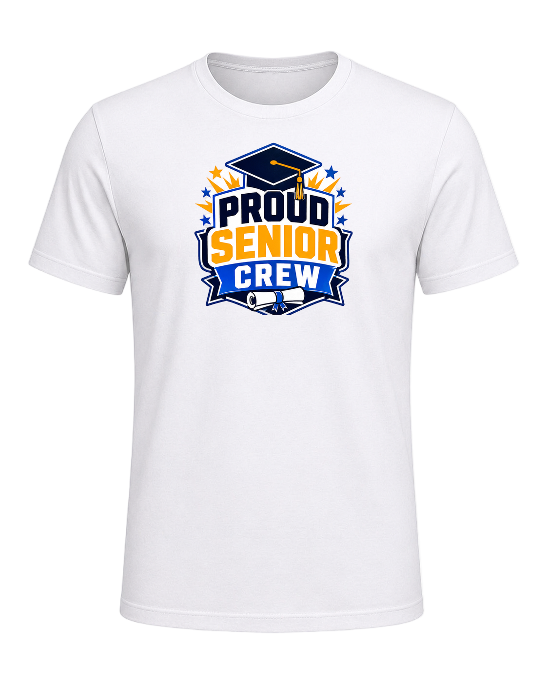 PROUD SENIOR CREW — White