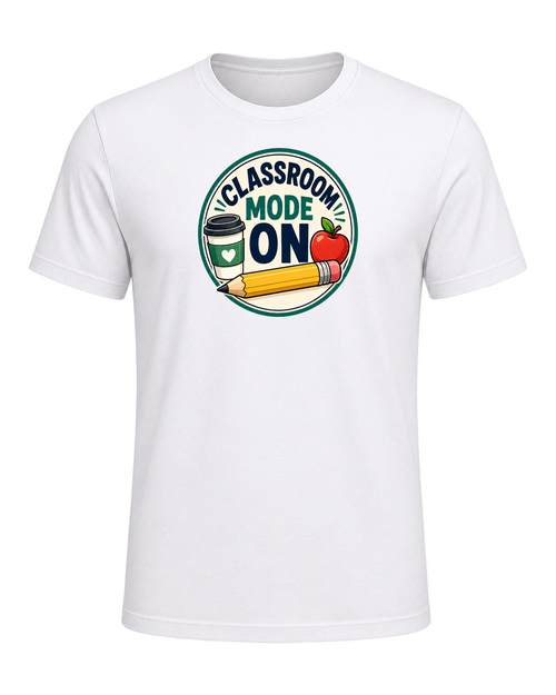 CLASSROOM MODE ON — White