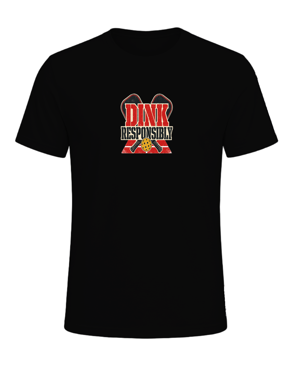 DINK RESPONSIBLY — Black