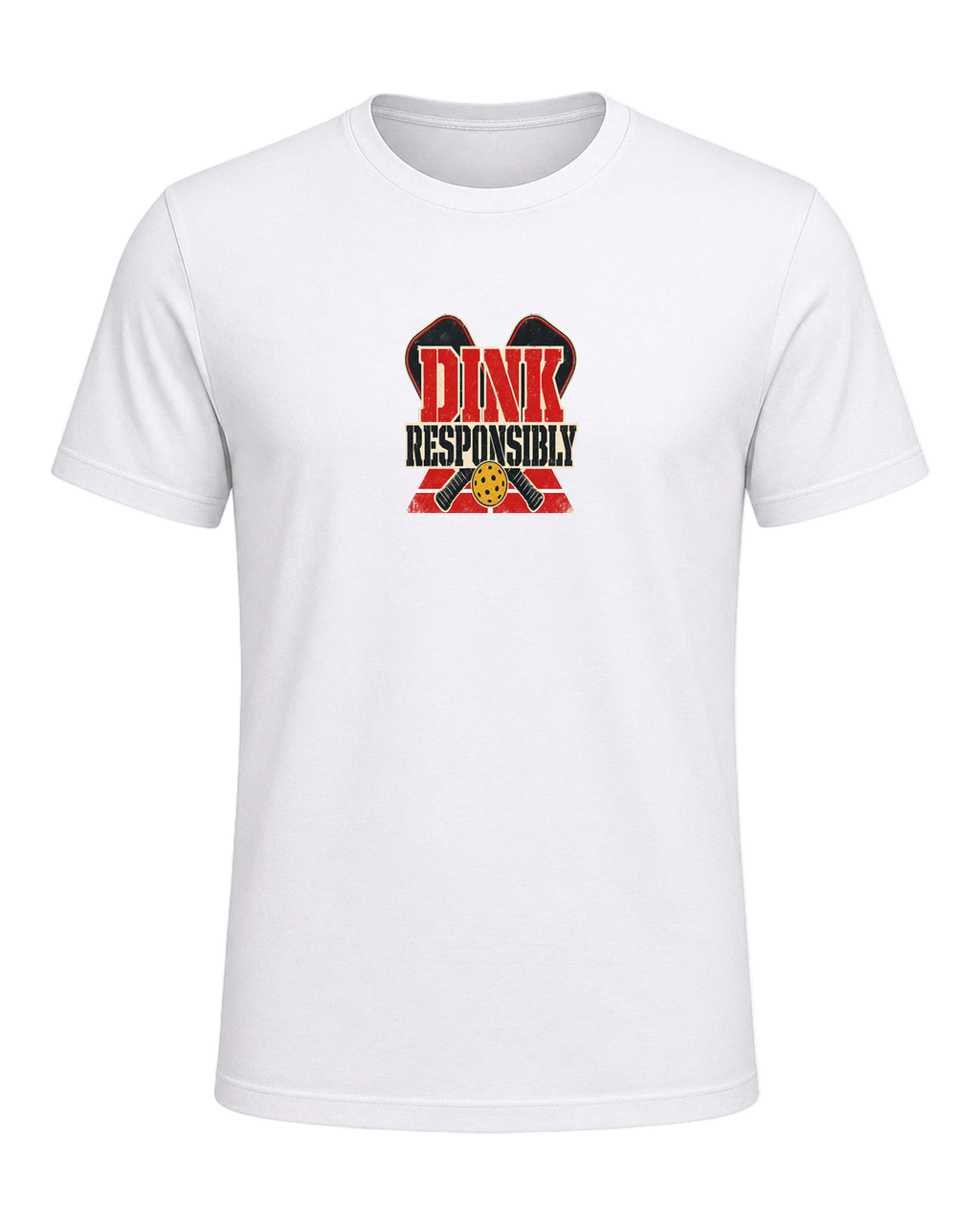 DINK RESPONSIBLY — White