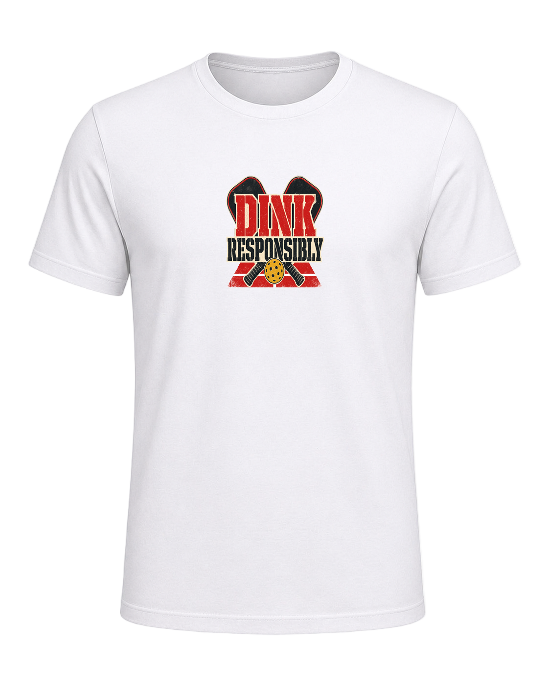 DINK RESPONSIBLY — White