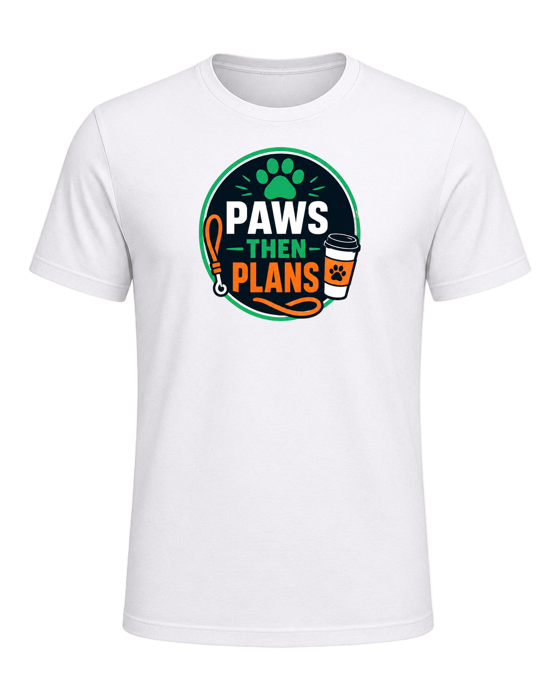 PAWS THEN PLANS — White
