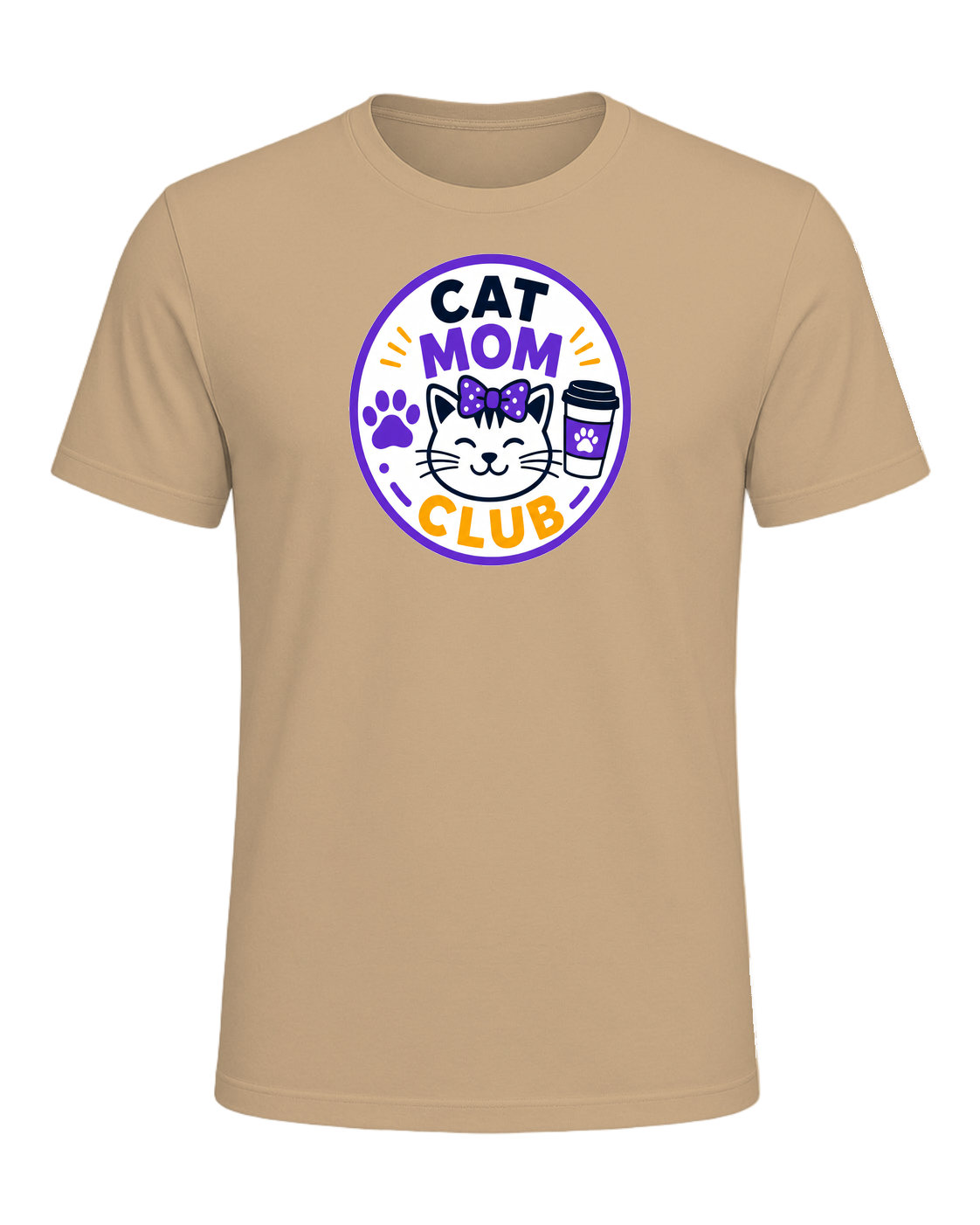 CAT MOM CLUB — Tan