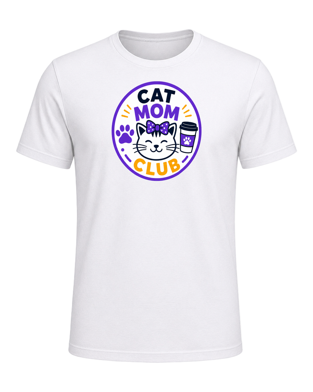 CAT MOM CLUB — White