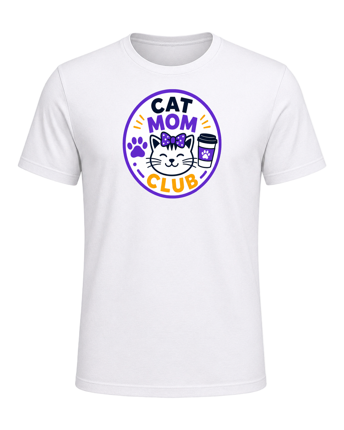 CAT MOM CLUB — White