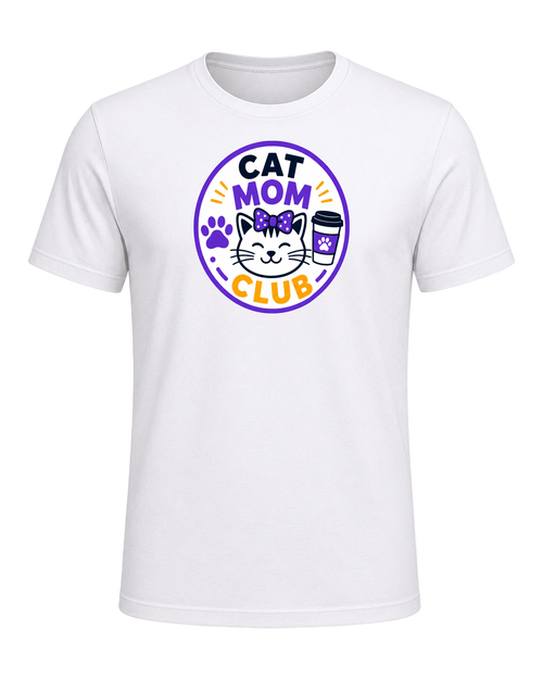 CAT MOM CLUB — White