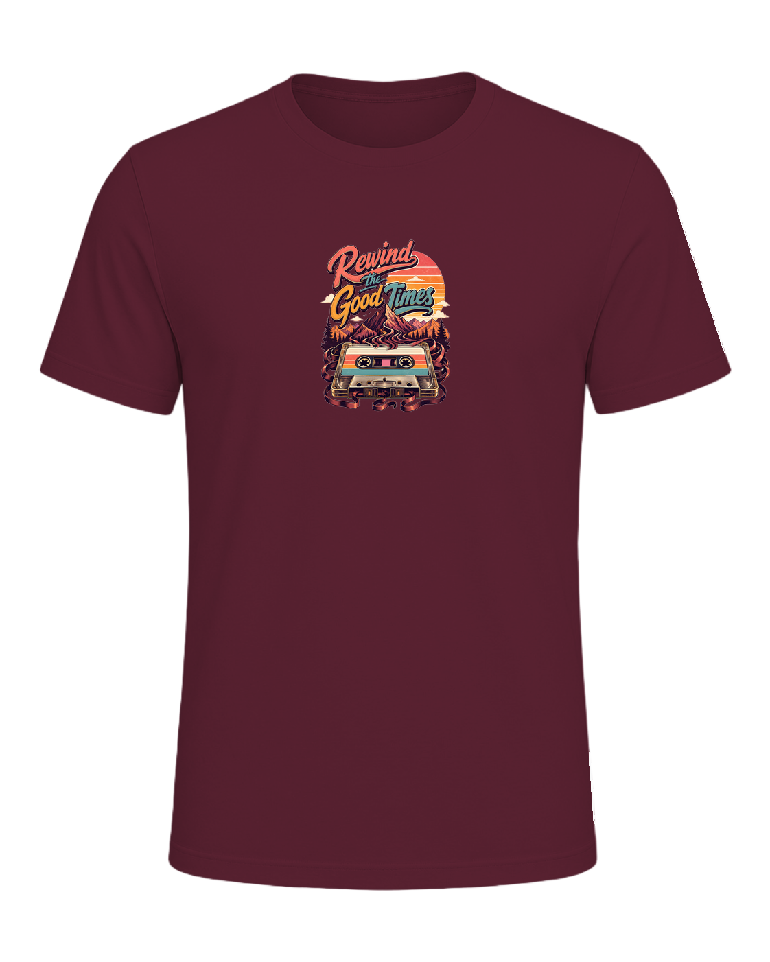 Cassette Tape Nostalgia — Maroon