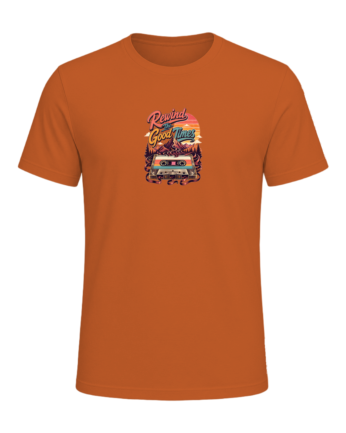 Cassette Tape Nostalgia — Orange