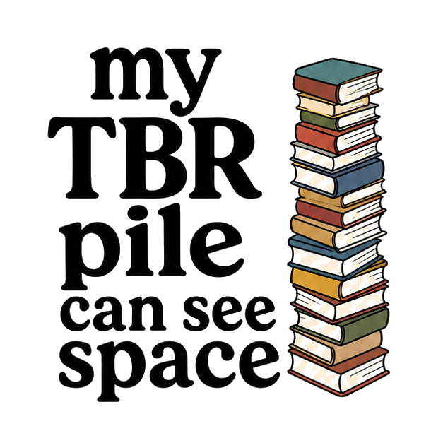my TBR pile can see space