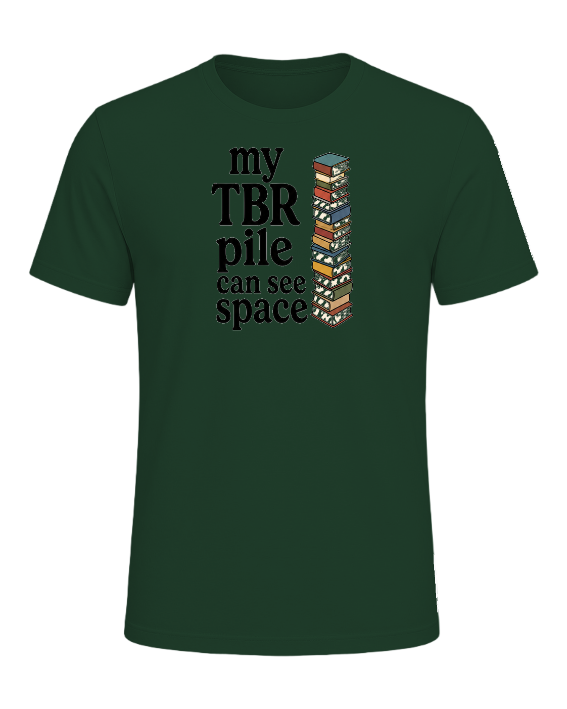 my TBR pile can see space — Forest