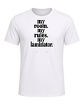 my room. my rules. my laminator. — White