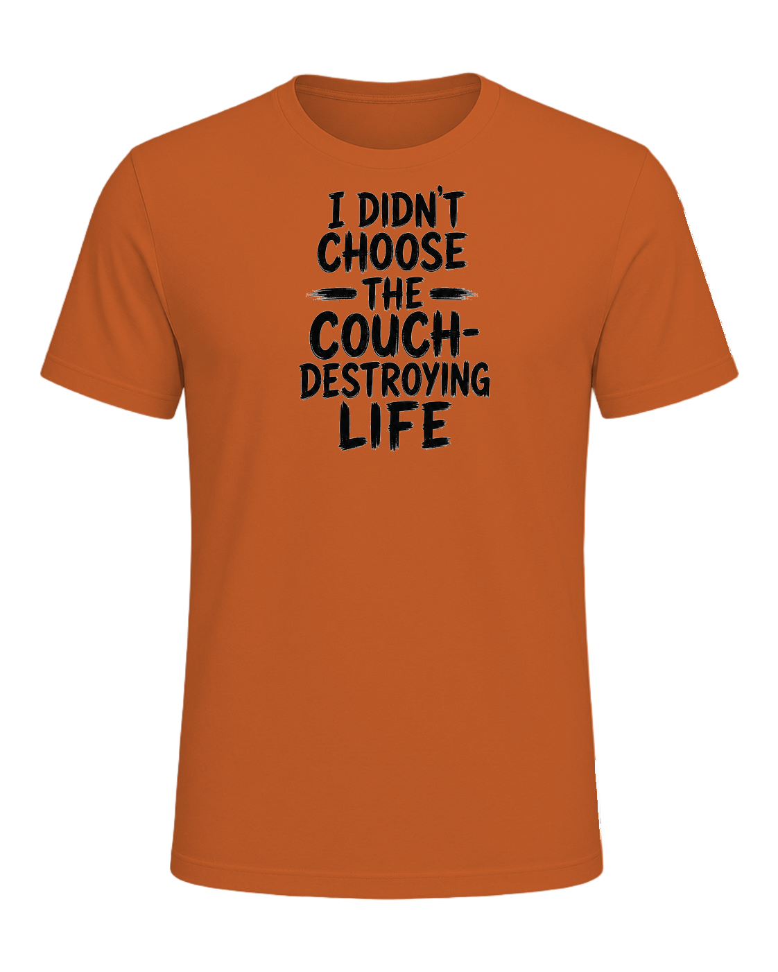 I didn't choose the couch-destroying life — Orange