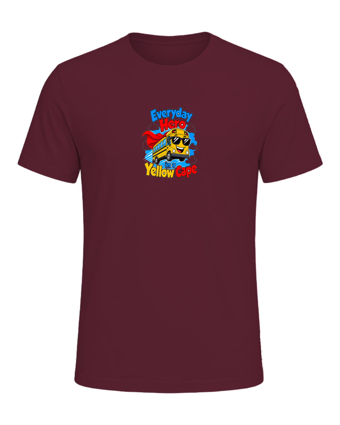 School Bus Driver — Maroon