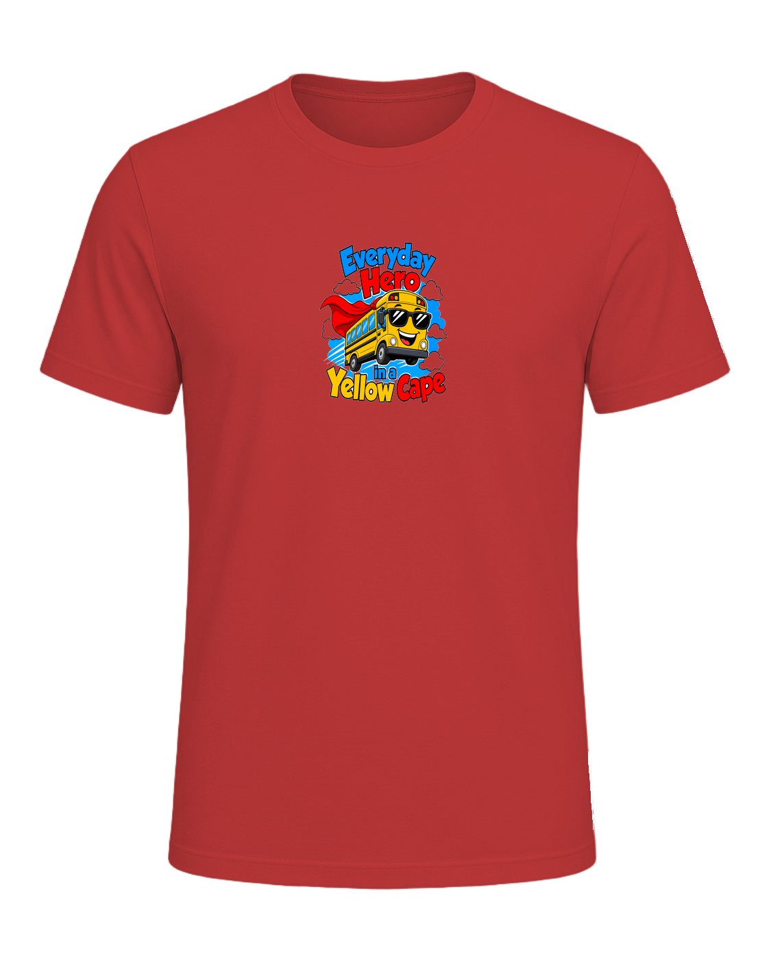 School Bus Driver — Red
