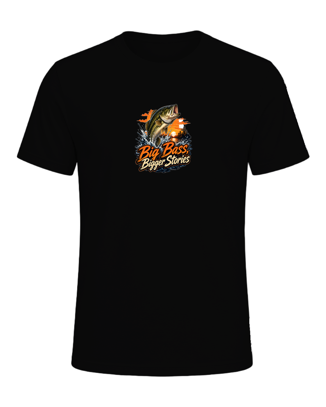 Bass Fishing Obsessed — Black