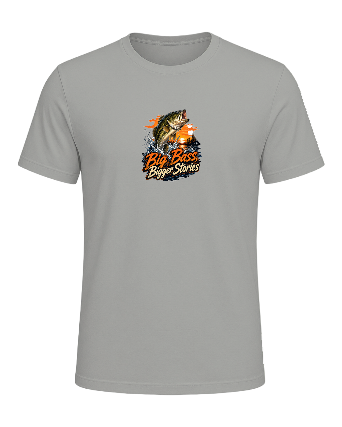Bass Fishing Obsessed — Gray