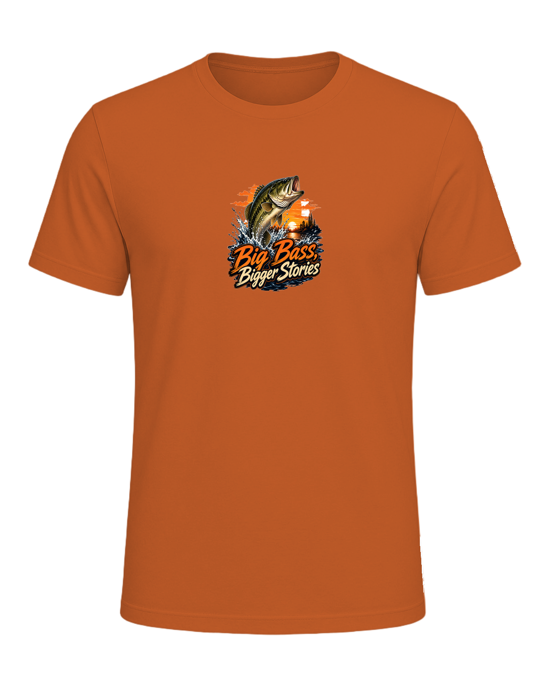 Bass Fishing Obsessed — Orange