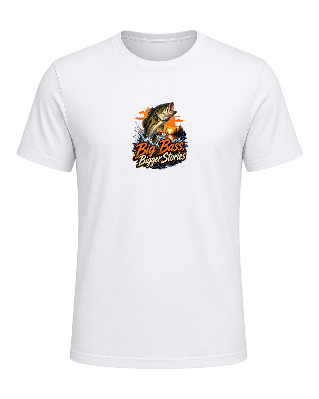 Bass Fishing Obsessed — White