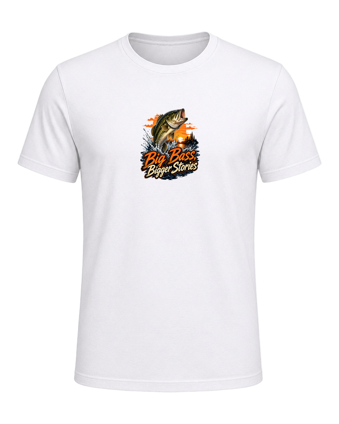 Bass Fishing Obsessed — White