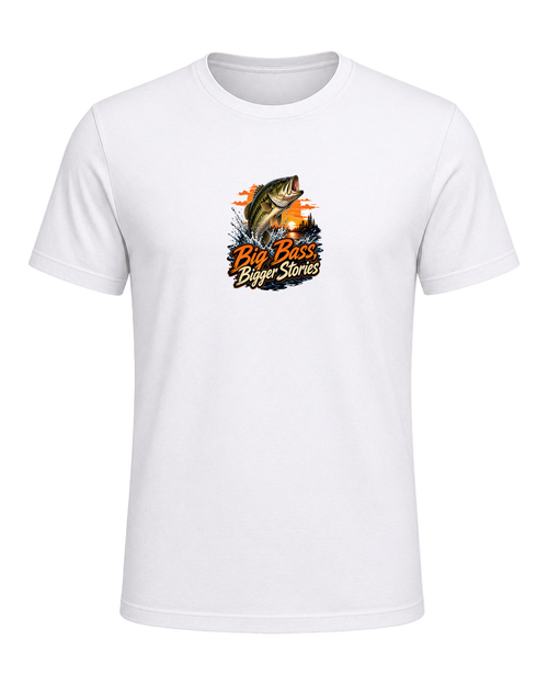 Bass Fishing Obsessed — White