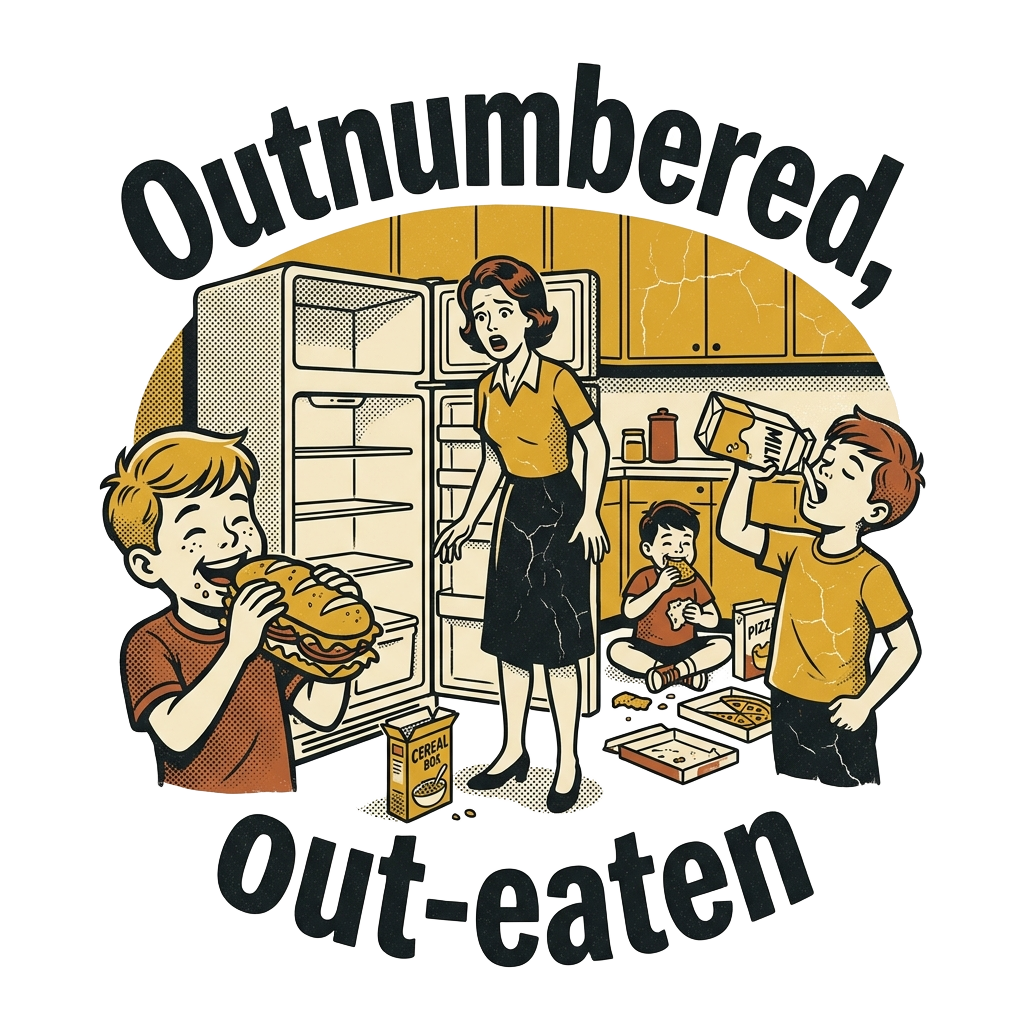 Outnumbered, out-eaten