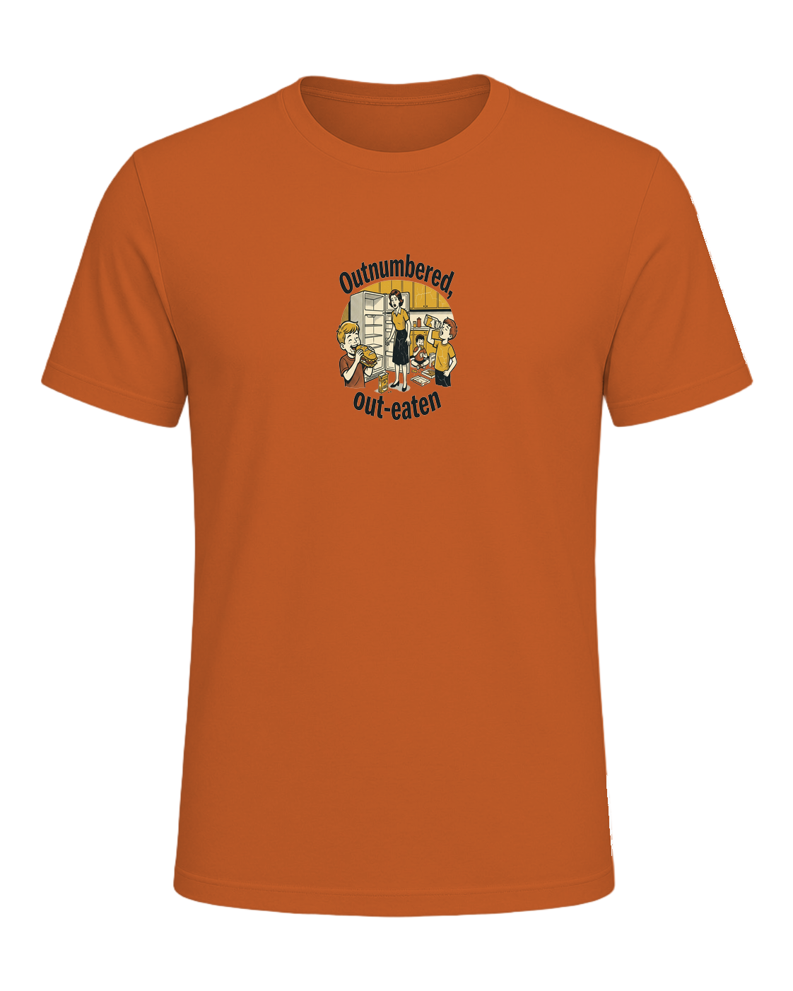 Outnumbered, out-eaten — Orange