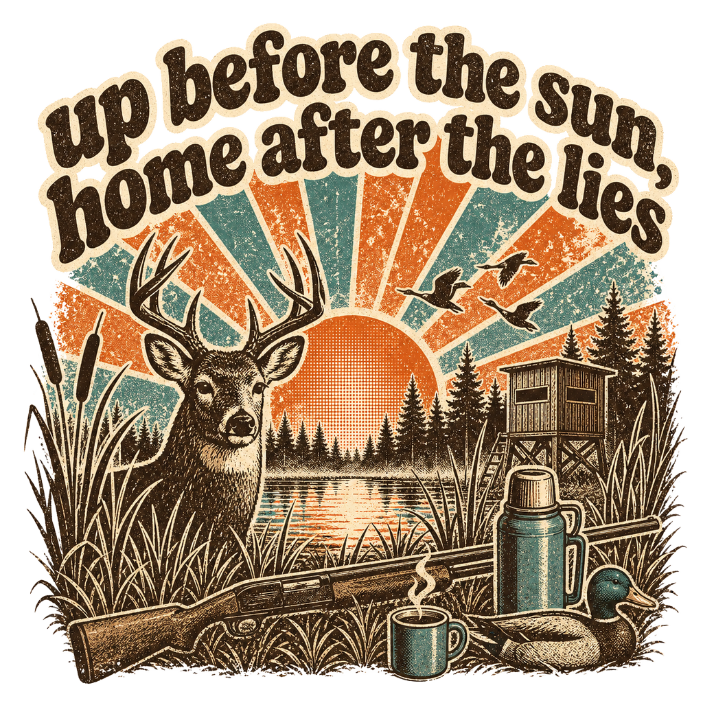up before the sun, home after the lies