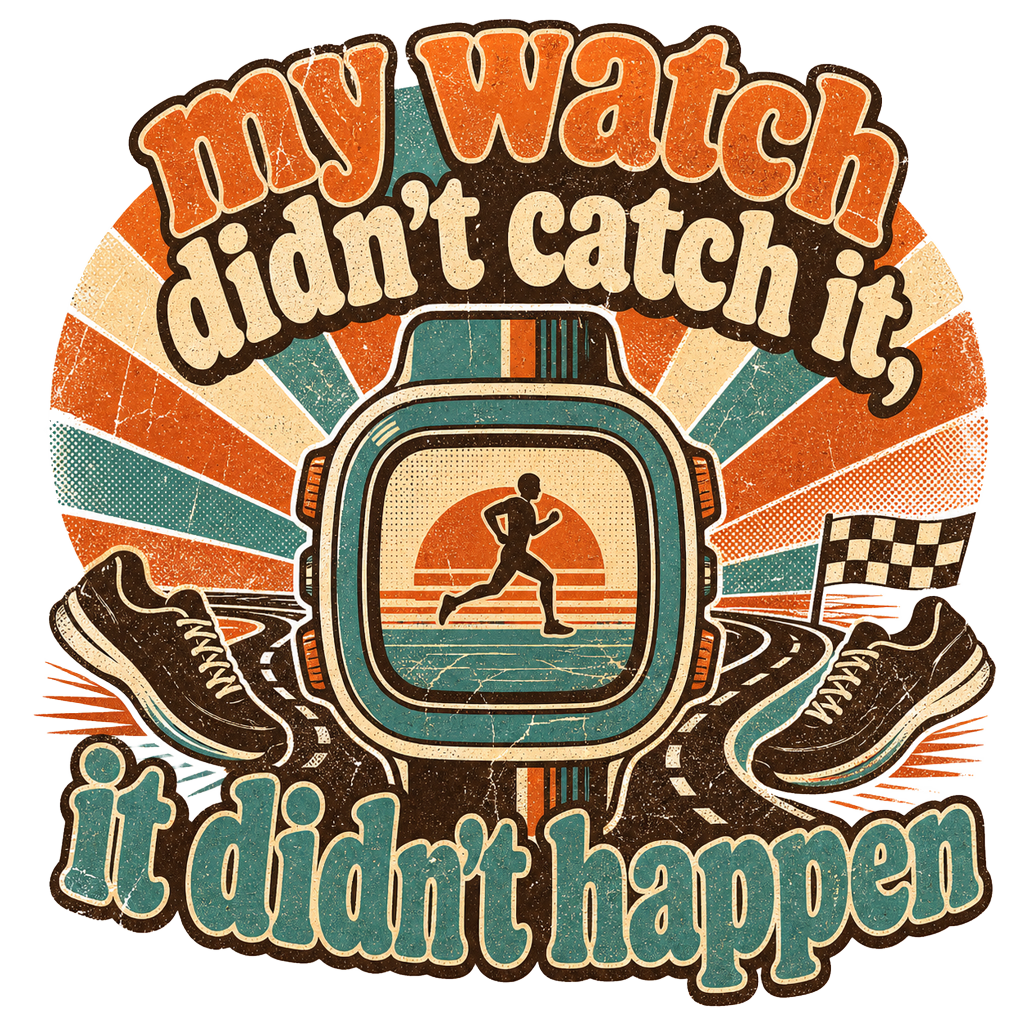 my watch didn't catch it, it didn't happen