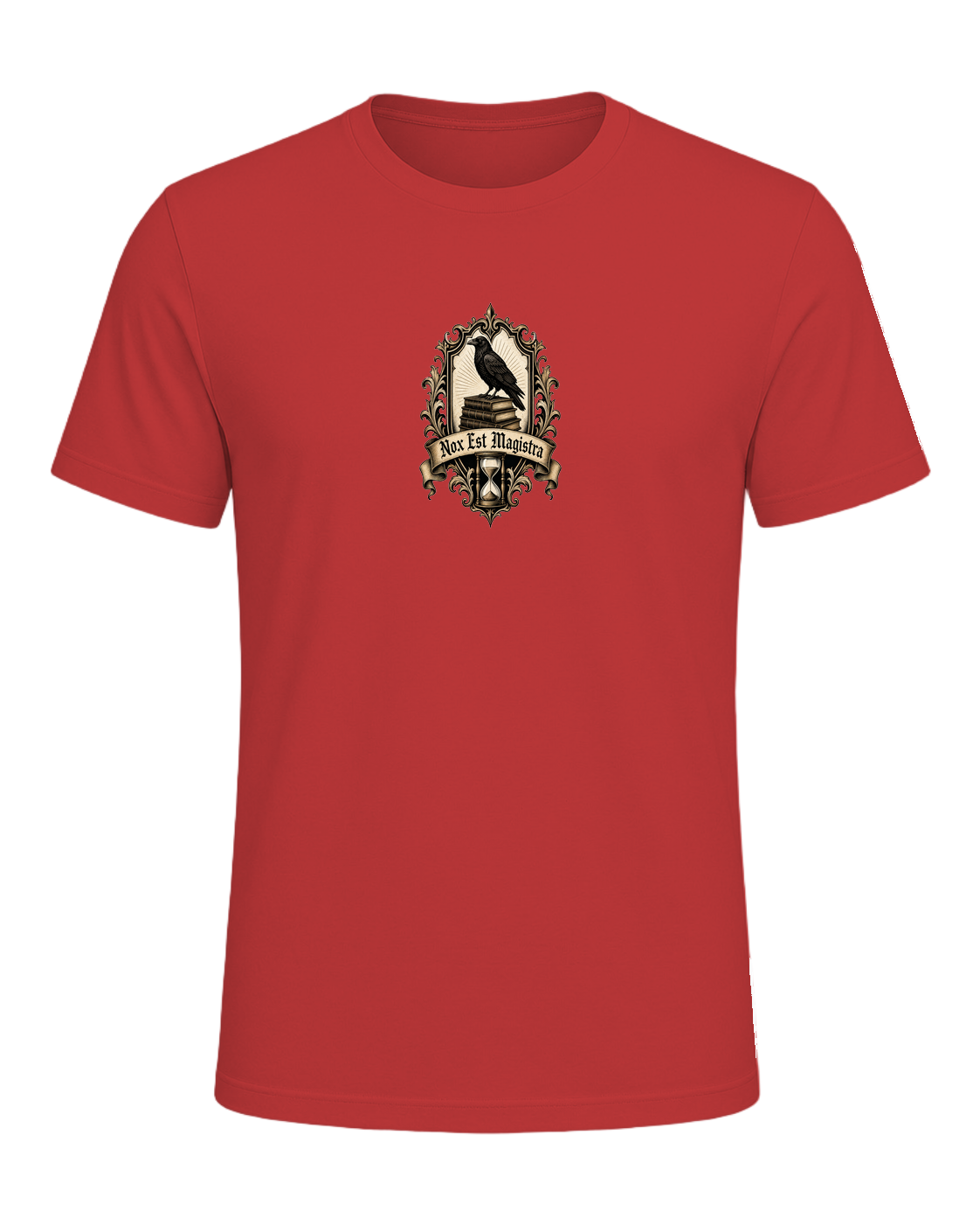 Latin Motto Crest — Red