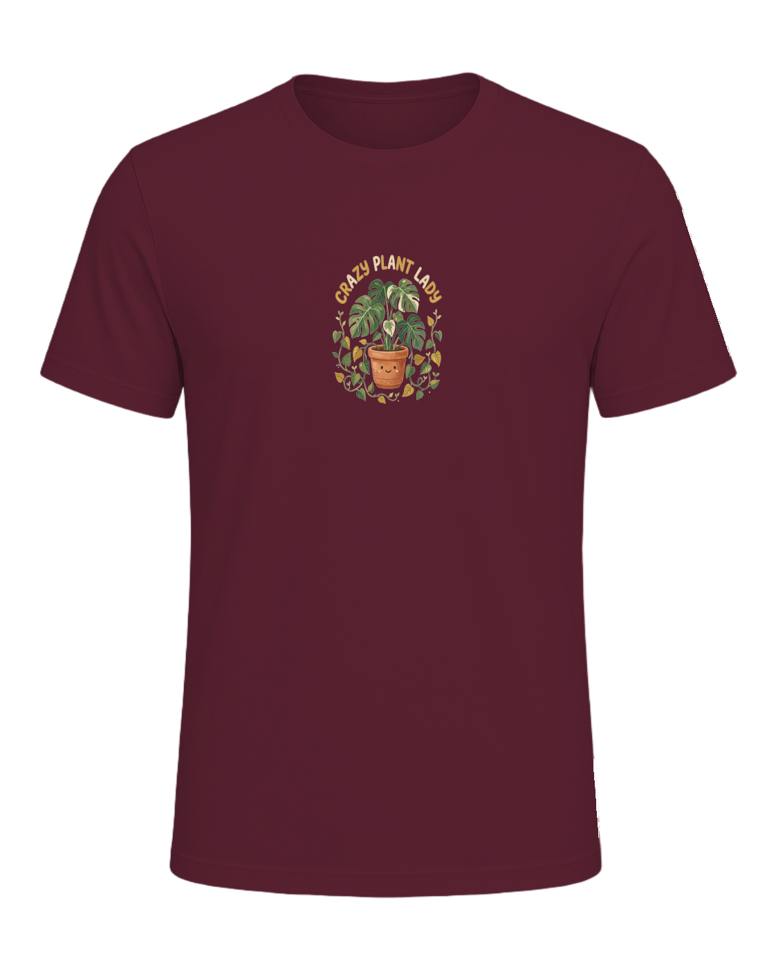 CRAZY PLANT LADY — Maroon