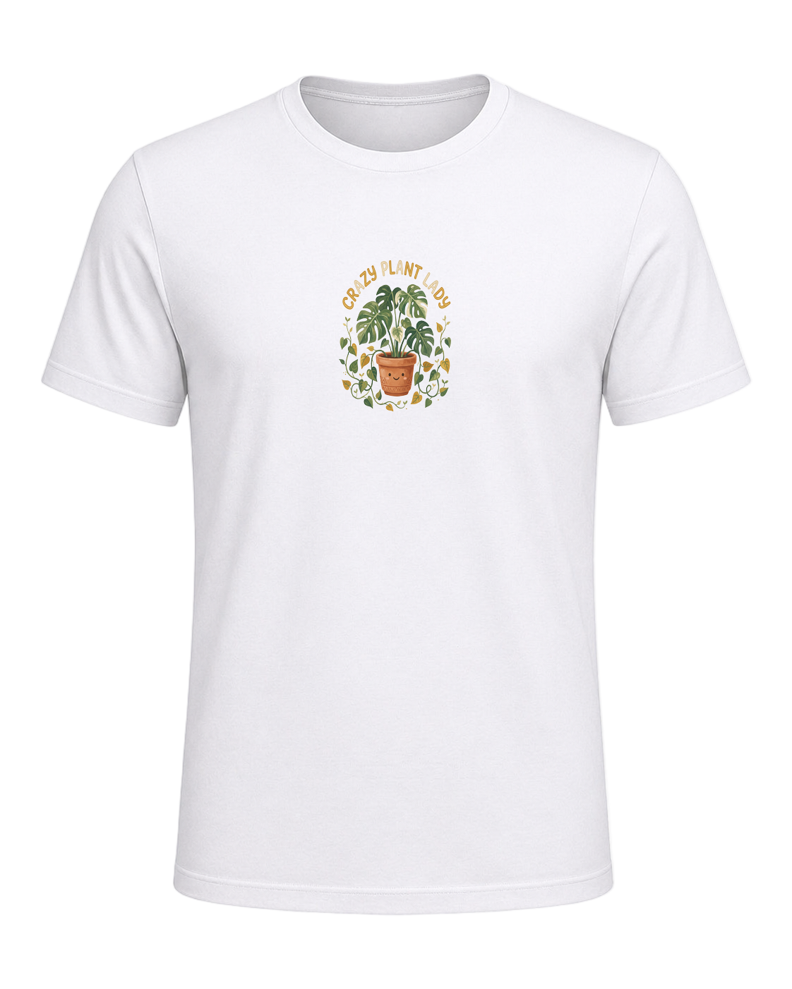 CRAZY PLANT LADY — White