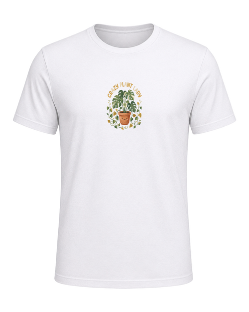 CRAZY PLANT LADY — White