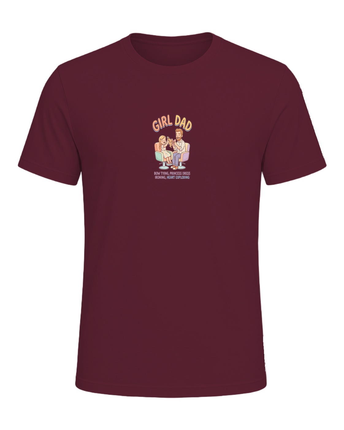 Girl Dad — Maroon