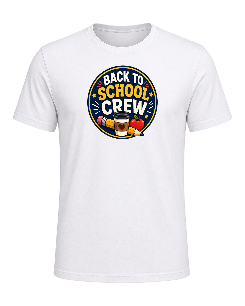 BACK TO SCHOOL CREW — White