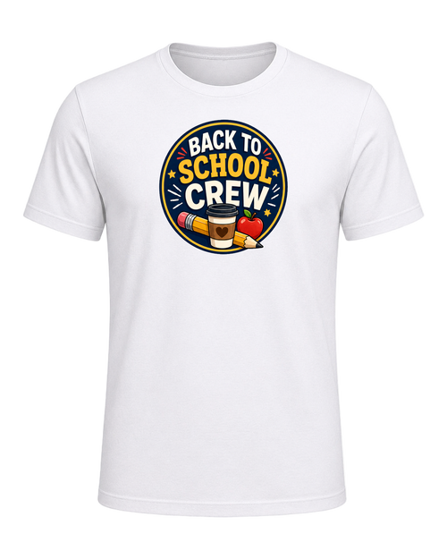 BACK TO SCHOOL CREW — White