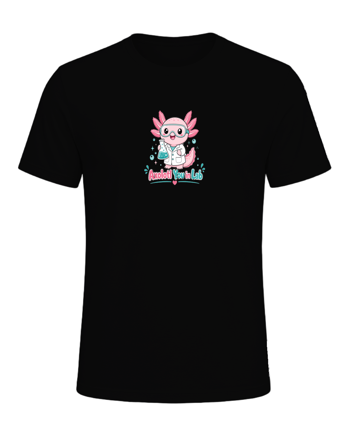 Axolotl Scientist — Black