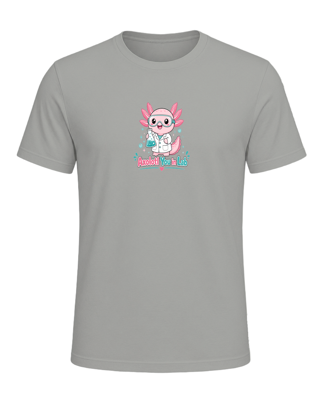 Axolotl Scientist — Gray