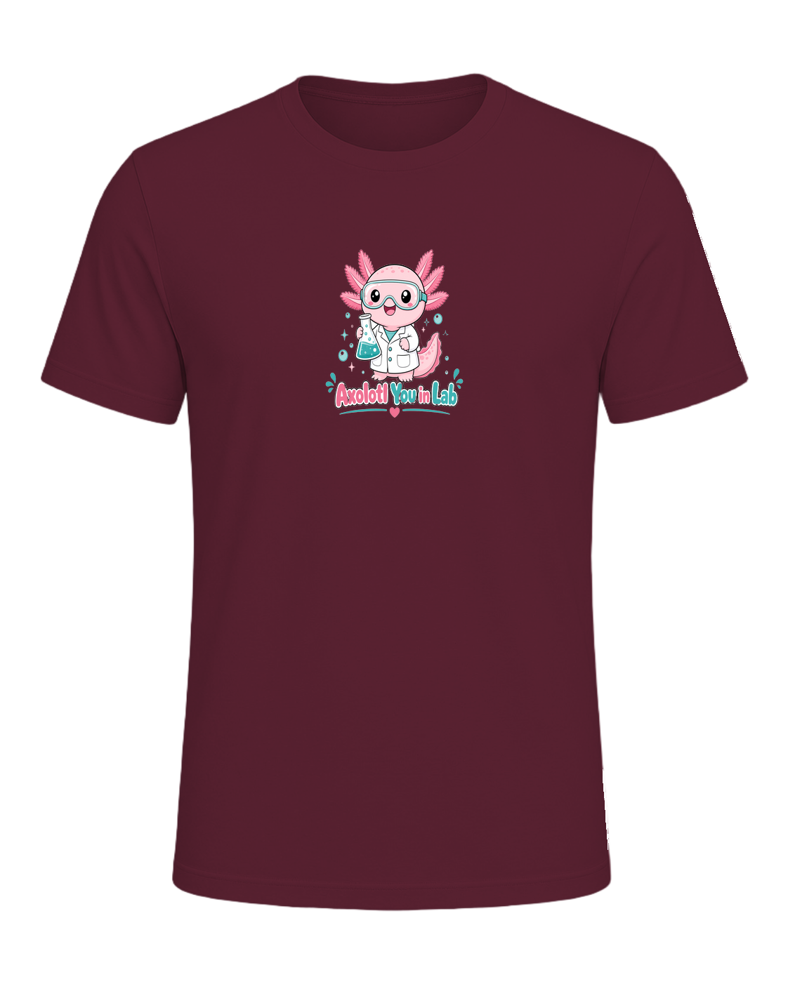 Axolotl Scientist — Maroon