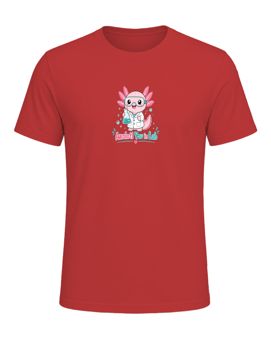 Axolotl Scientist — Red