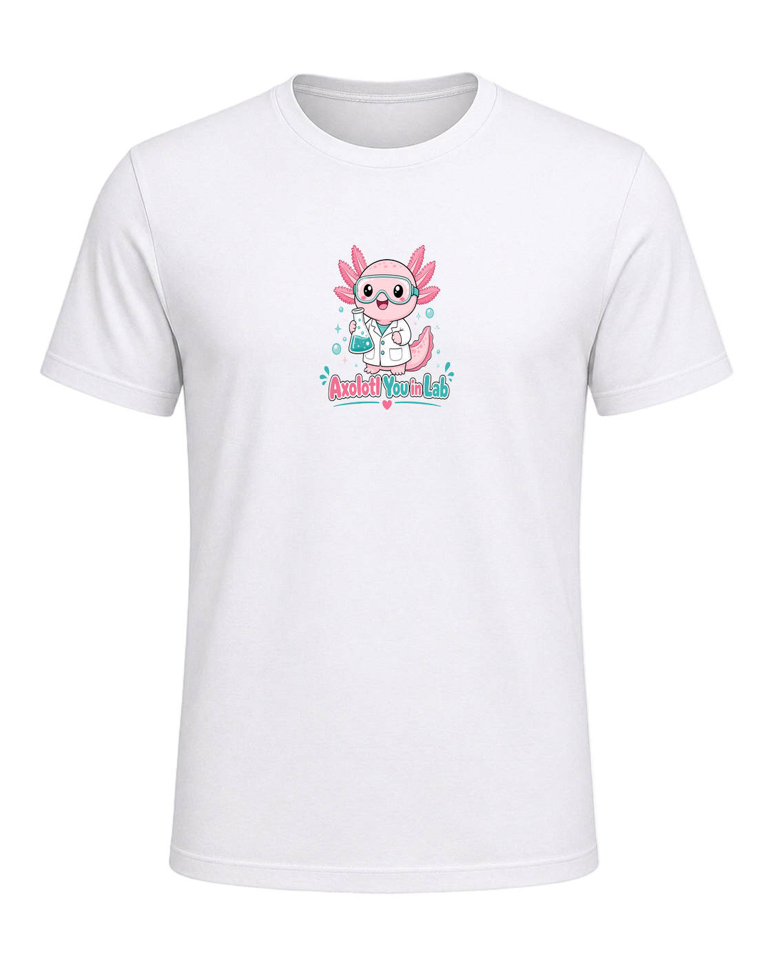 Axolotl Scientist — White